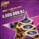 Rebuy Stars Millions s vysokými prize pooly 4.000.000 korun