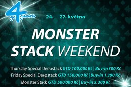 G4G Hodolany: Monster Stack Weekend nese celkovou garanci téměř 800.000 Kč