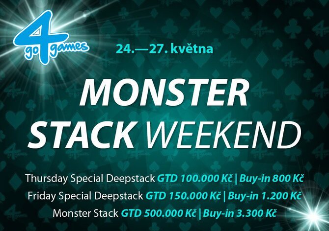 G4G Hodolany: Monster Stack Weekend nese celkovou garanci téměř 800.000 Kč