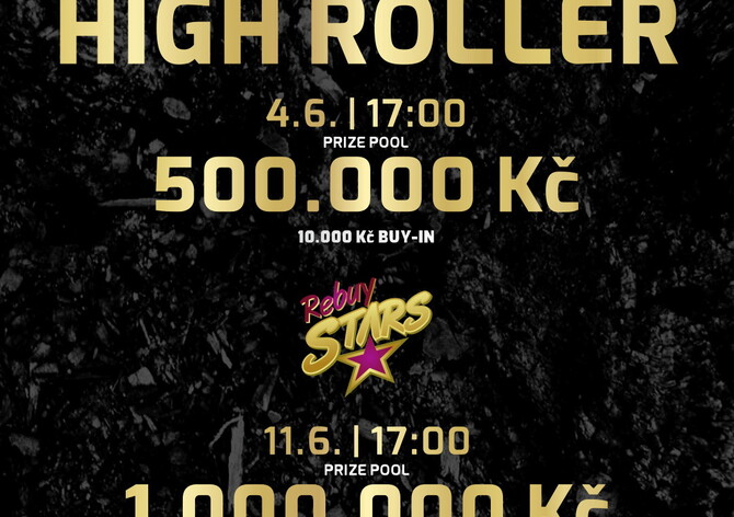Pondělky v Savarinu ovládne High Roller. Ve hře bude minimálně 1.500.000 korun! 