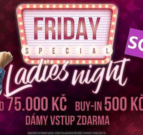 Páteční Ladies Night v Go4games garantuje 75.000 Kč