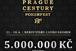 Prague Century Pokerfest přiváží do Rebuy Stars 5.000.000 korun! 