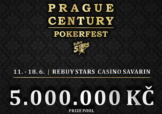 Prague Century Pokerfest přiváží do Rebuy Stars 5.000.000 korun!