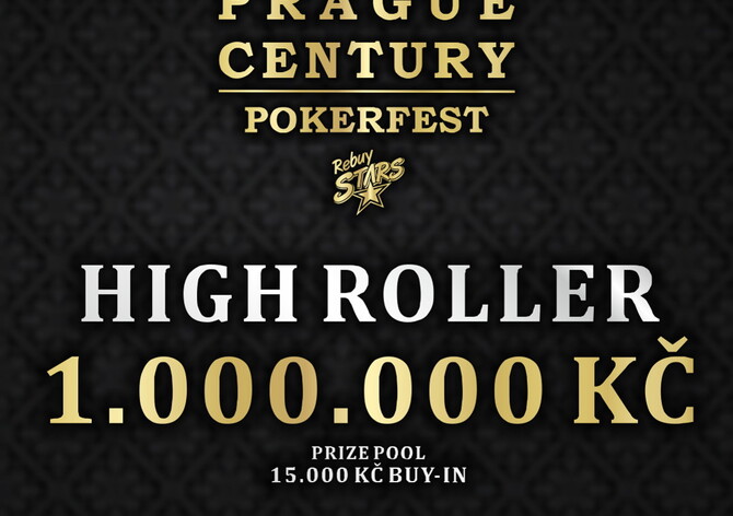 High Rollerem o 1.000.000 korun odstartuje v pondělí Prague Century Pokerfest na Savarinu
