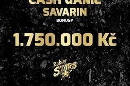 Na CASH GAME v Savarinu čekají bonusy v hodnotě 1.750.000 Kč! Dál jede i týdenní rakeback 150.000 Kč