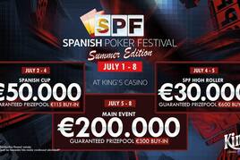 Spanish Poker Festival v King&#039;s ozdobí Main Event s garancí €200.000