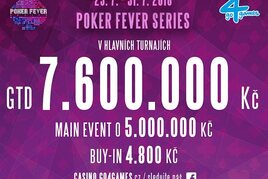 Poker Fever Series v olomouckém Go4games garantuje celkem 7,6 milionu!