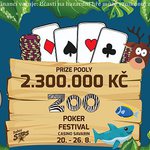 ZOO poker festival přiváží do Savarinu týden plný zábavných speciálů s prize pooly 2.300.000 korun