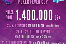 V září se v Go4games znovu objeví Poker Fever Cup s milionovým prizepoolem