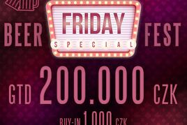 Friday Super Special v Olomouci: Pivní slavnost a poker turnaj s garancí 200.000 Kč