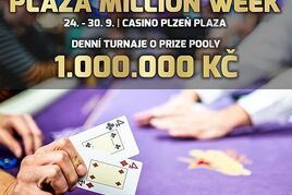 Během jediného týdne rozdají v plzeňské pobočce Rebuy Stars 1.000.000 Kč! 