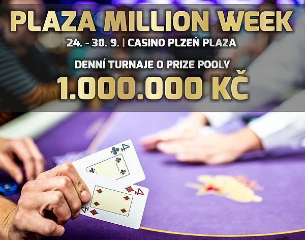 Během jediného týdne rozdají v plzeňské pobočce Rebuy Stars 1.000.000 Kč! 