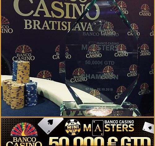 V Bratislavě dnes startuje boj o  titul šampióna Mini Masters a minimálně €50.000!