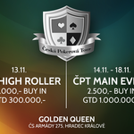 Nové Casino Golden Queen se stane hostitelem poslední letošní ČPT!
