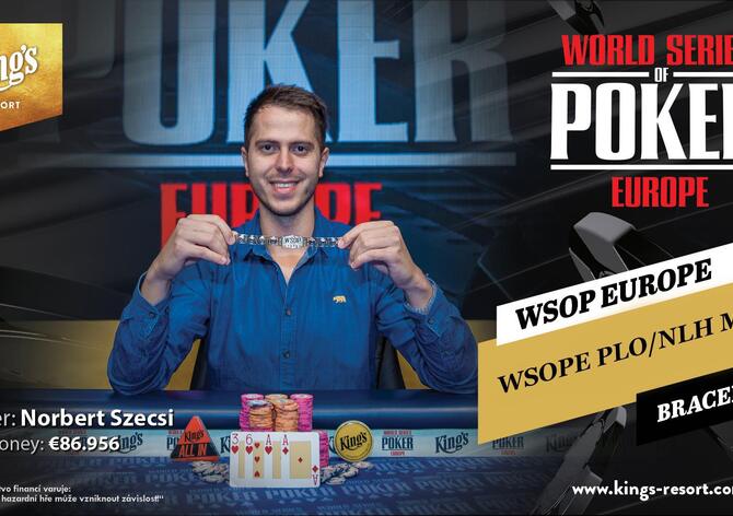 WSOPE: Češi se na finálovém stole "Mixu" museli spokojit s šestým a osmým místem