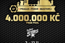 Druhá edice Prague Poker Masters s prize pooly 4.000.000 Kč míří v listopadu na pražská Luka! 