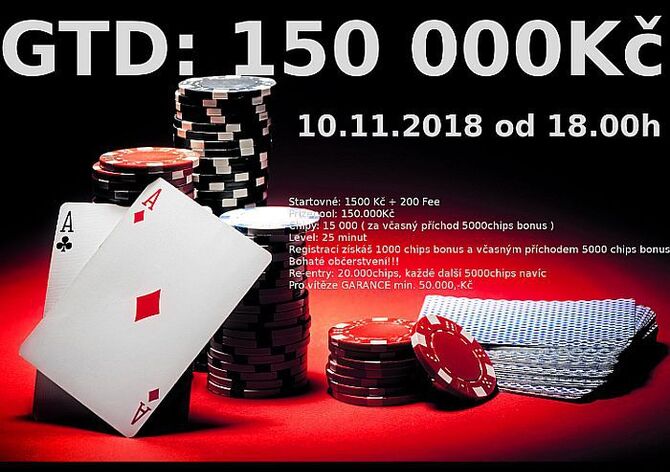 Casino Družba Litoměřice zve na listopadový LPT major 150.000 Kč GTD