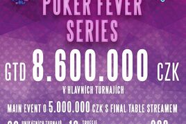 Listopadová pokerová horečka v Olomouci garantuje celkem 8,6 milionu!