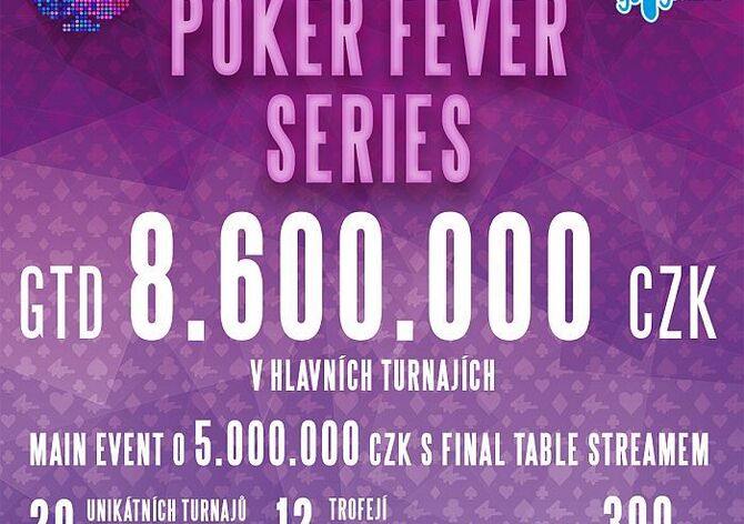 Listopadová pokerová horečka v Olomouci garantuje celkem 8,6 milionu!