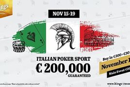 Do King&#039;s opět přicestují Italové, Main Event IPS garantuje €200.000