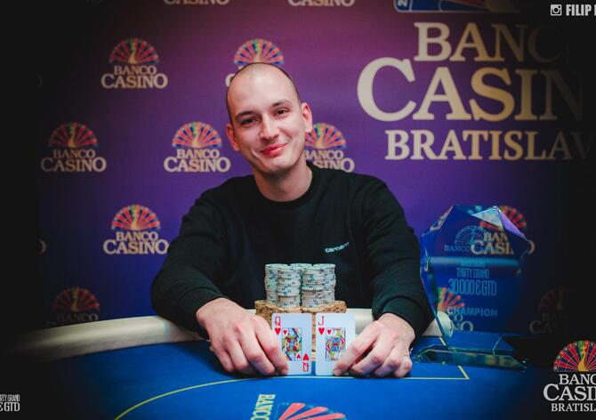 Banco Casino Thirty Grand: Turnaj s prizepoolem €41K ovládl Karol Masarovič!