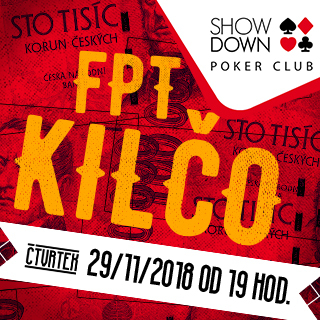Tradiční FPT Kilčo se bude v Showdownu konat ve čtvrtek 29.11.