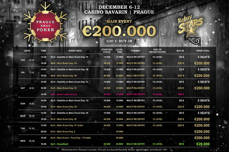 Prague Xmas Poker Schedule_RebuyStarsCasinoSavarin_EUR_2