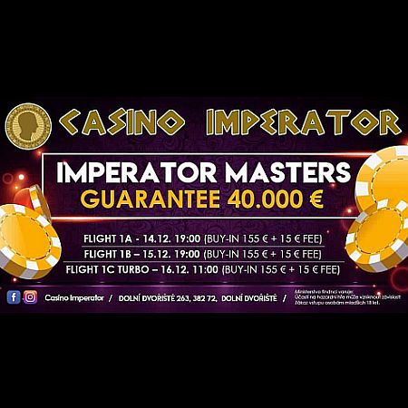 Vrchol pokerové sezóny na jihu Čech je tady! O milion jen za €10!
