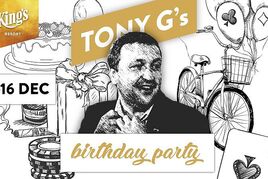 Tony G oslaví narozeniny v rozvadovském King&#039;s. Už tento víkend!
