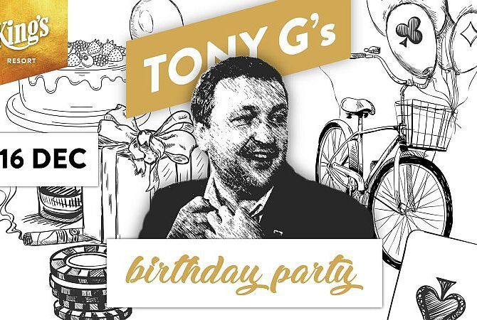 Tony G oslaví narozeniny v rozvadovském King&#039;s. Už tento víkend!