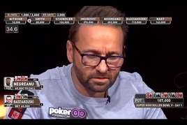 VIDEO: Spektakulární fold Daniela Negreanu v Super High Roller Bowlu!