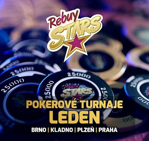 Turnaje o miliony přiváží Rebuy Stars do Prahy, Plzně, Kladna a nově i do Brna! 