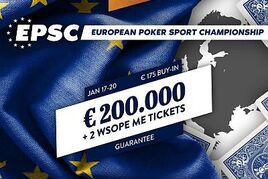 Main Event EPSC v King&#039;s garantuje €200.000