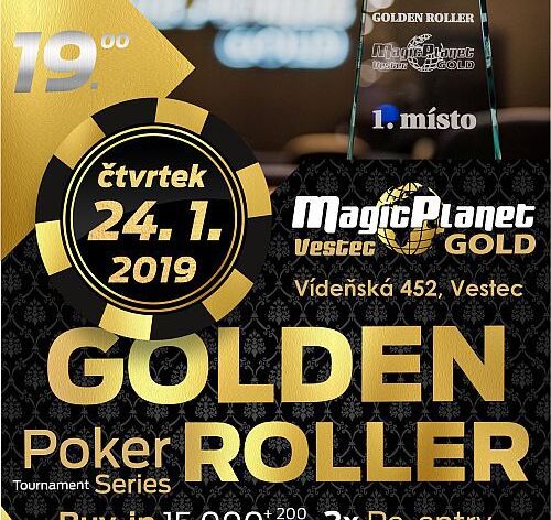 Golden Roller 1M GTD se ve Vestci odehraje opět příští čtvrtek!