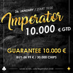 Imperator: V sobotu turnaj o garantovaných €10.000!