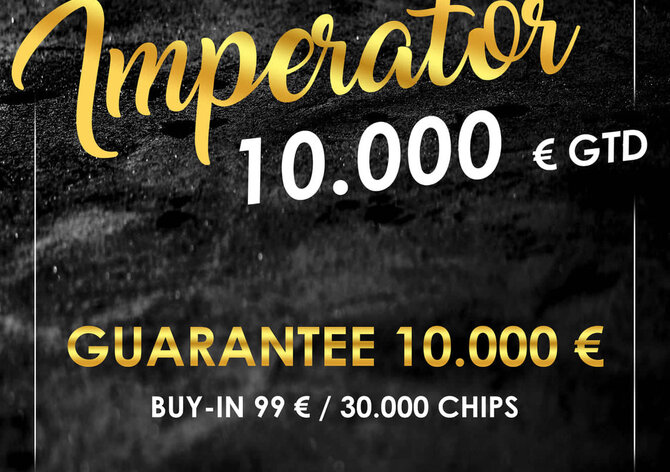 Imperator: V sobotu turnaj o garantovaných €10.000!