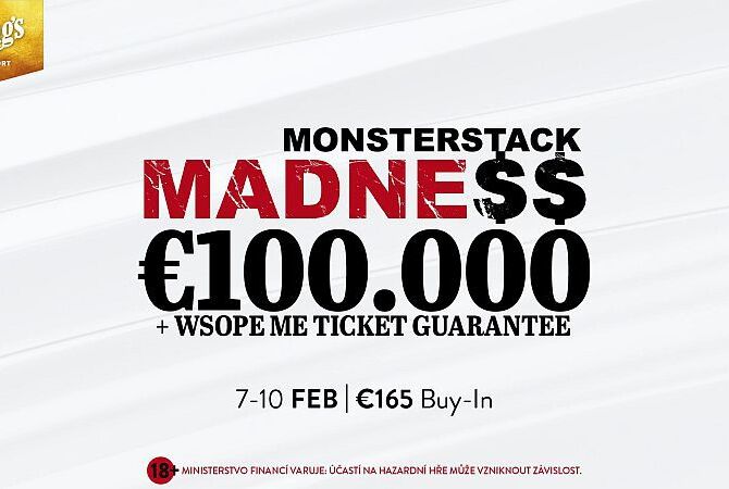 Do rozvadovského King&#039;s se vrací Monsterstackové šílenství s garancí €110.350