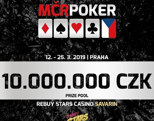 Rebuy Stars v březnu pořádá Mistrovství ČR v pokeru o 10.000.000 Kč!