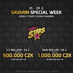 Special Week s 1M High Rollerem na Savarinu startuje už v pondělí!