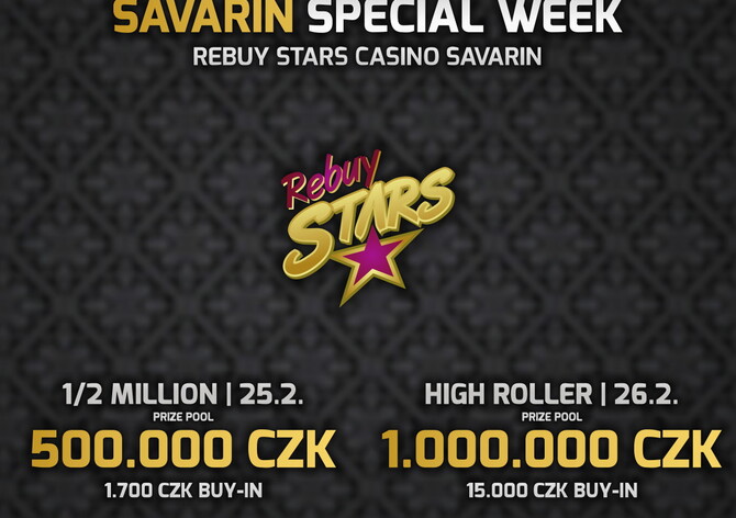 Special Week s 1M High Rollerem na Savarinu startuje už v pondělí!