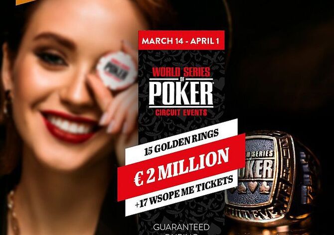 Patnáct prstenů! Druhá polovina března patří v King&#039;s sérii WSOPC!