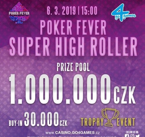 G4G: Už ve středu 30K Super High Roller minimálně o milion!