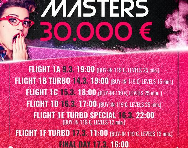 Imperator D. Dvořiště: V pátek Omaha King, v sobotu předsazený flight Masters!
