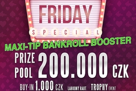 G4G: Nakopněte váš bankroll díky pátečnímu speciálu o 200.000 Kč!