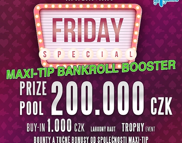 G4G: Nakopněte váš bankroll díky pátečnímu speciálu o 200.000 Kč!