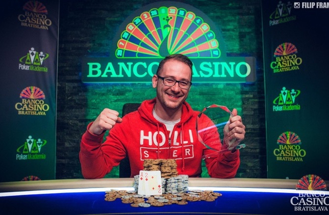 Banco Bratislava: Šampionem Pokerakademia Open se stal Stano Grochál za €20.366