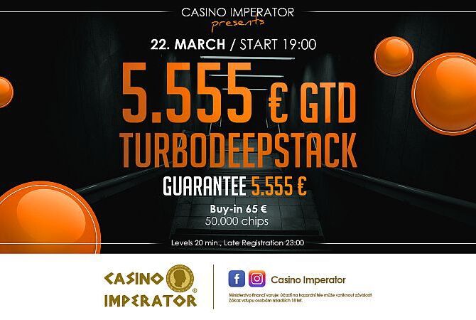 Víkend v Imperatoru: Turbo Deepstack 145K GTD a VIP cash game!