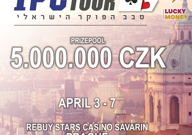 Dubnová Izraelská Pokerová Tour o 5.000.000 Kč míří na Savarin!