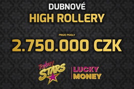 High Rollery o luxusní 2.750.000 Kč přináší v dubnu Rebuy Stars!