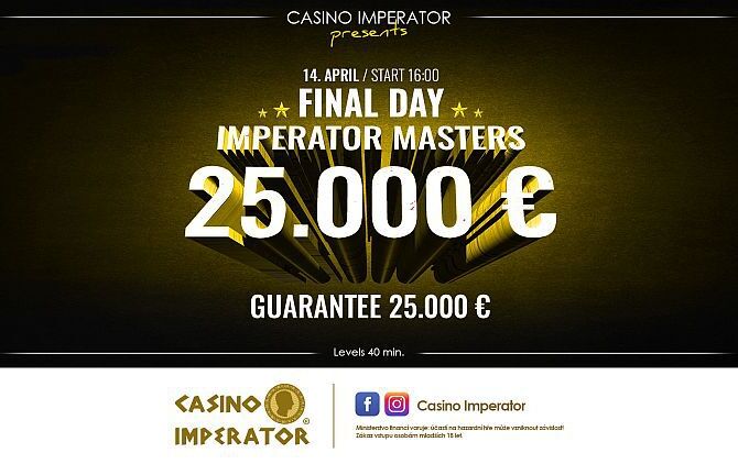 Imperator Masters o 650.000 Kč už tento víkend!